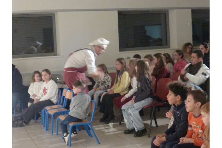 au milieu des enfants