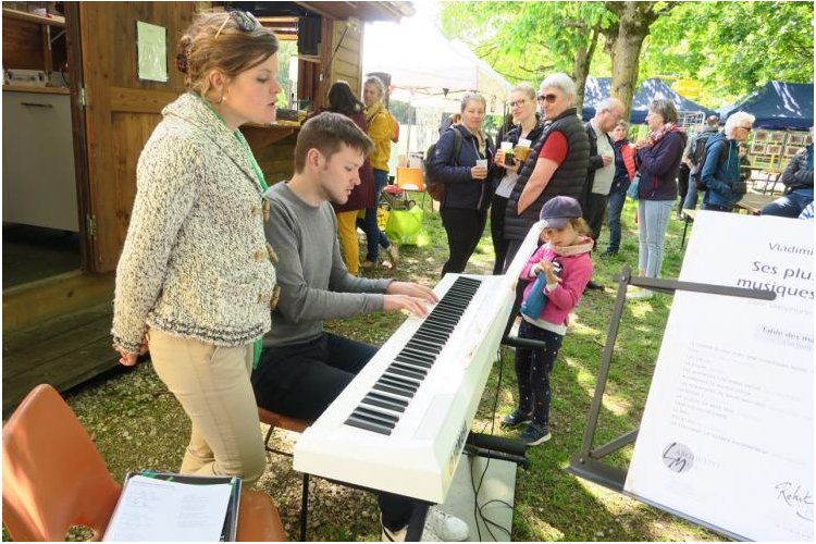 Les musiciens pour agrémenter la journée