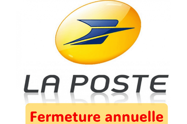 Fermeture annuelle du bureau de Poste